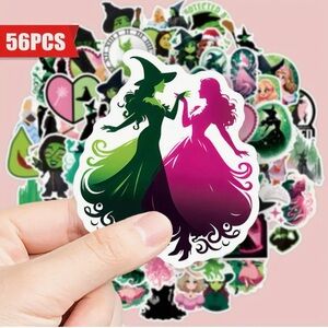 56 Good Witch Wicked Green Stickers Movie Musical